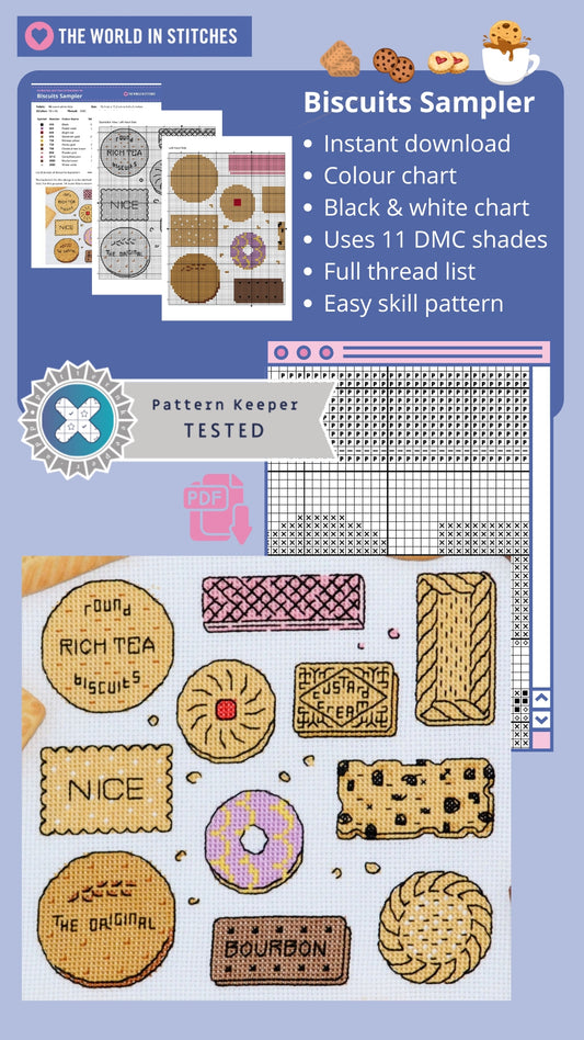 PDF Pattern for Biscuits Sampler