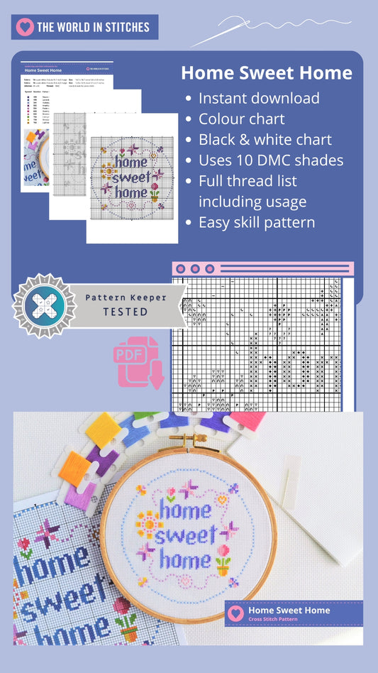 PDF Pattern for Home Sweet Home